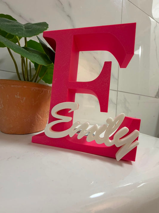 3D Letter Name