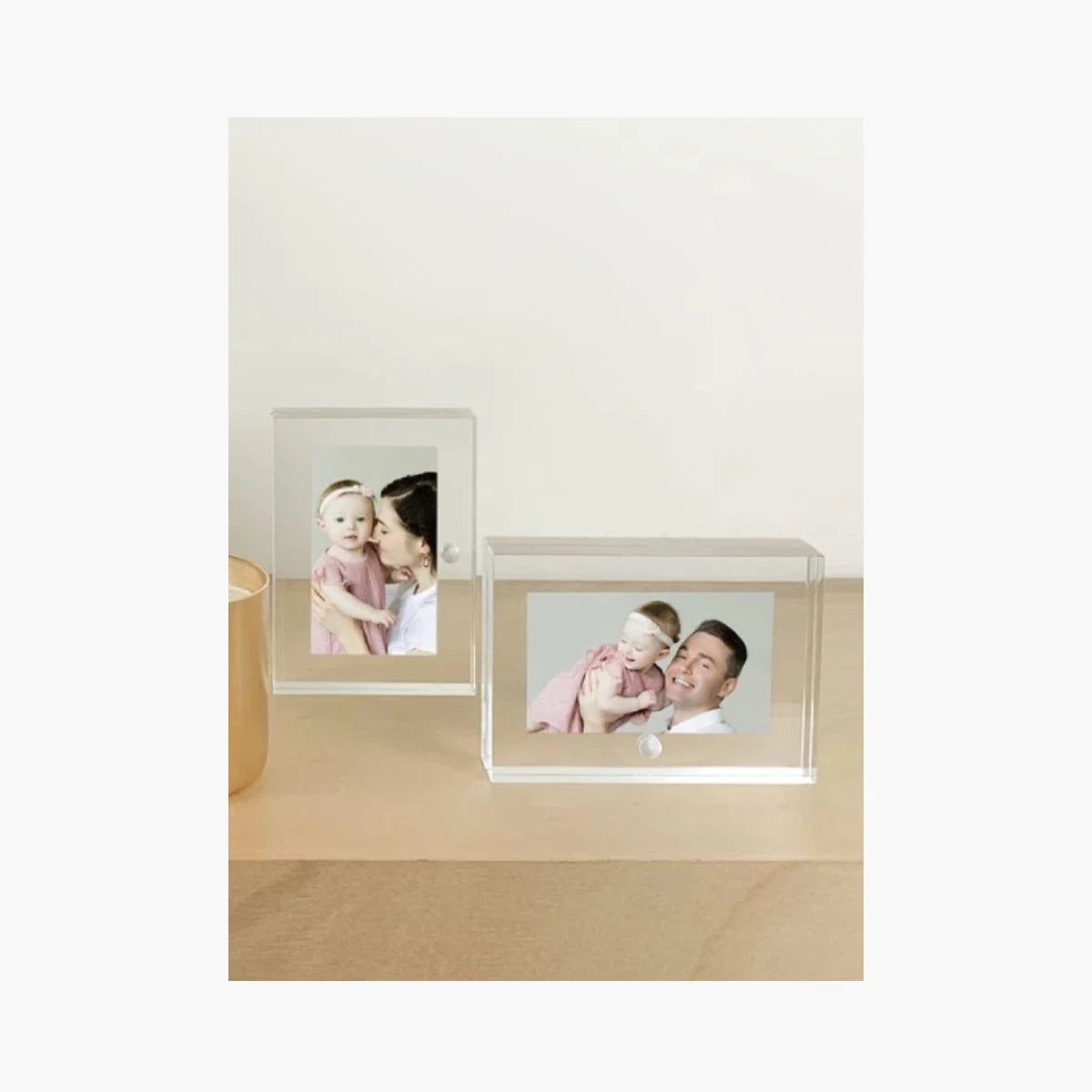 Magnetic Acrylic Block Photo Frame