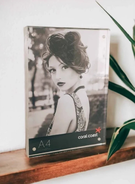 Magnetic Acrylic Block Photo Frame