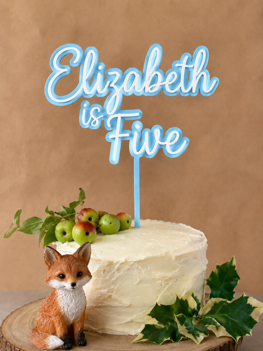 Birthday Anniversary Cake Topper