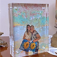 Magnetic Acrylic Block Photo Frame