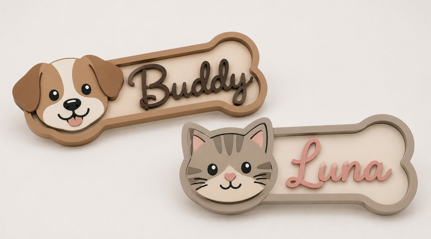 Personalised Pet Name Sign