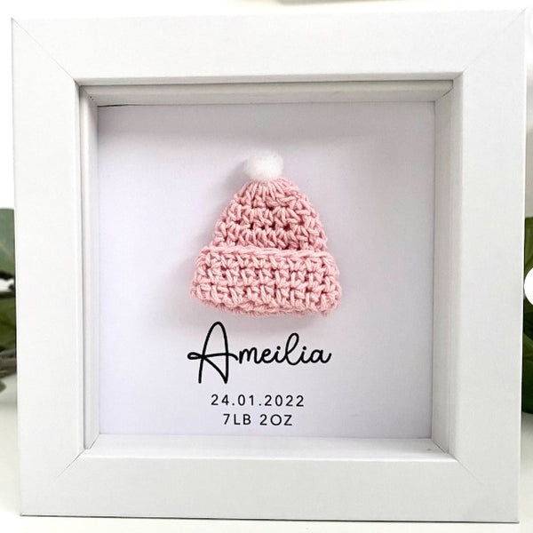 Personalised Baby Date Frame