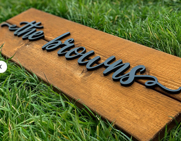 Family Name Sign