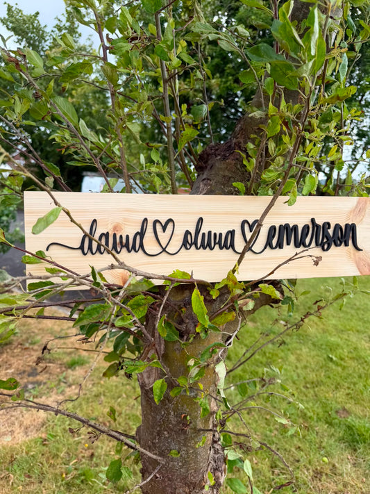 Family Name Sign