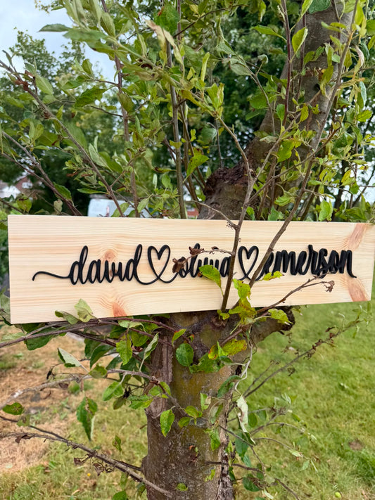 Family Name Sign