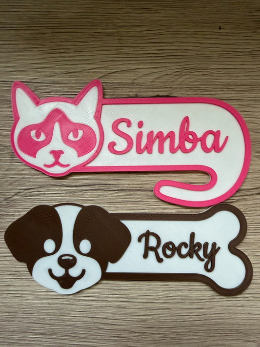 Pet Name Sign